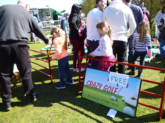 Outdoor Crazy Golf