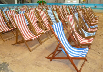 Deckchairs at Ikea Fun-Day
