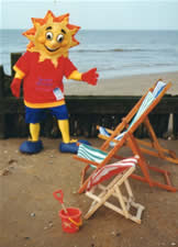 Seaside Deckchairs at Hunstanton 