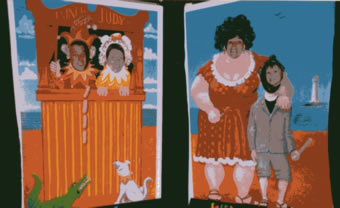 Large Lady Photobooth